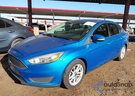 2016 Ford Focus Se из США, поврежденный, VIN 1FADP3F28GL380257